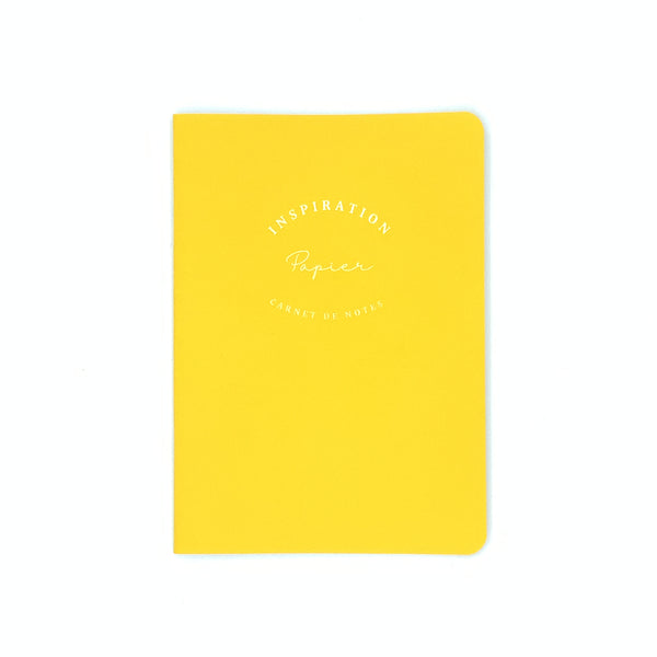 Carnet inspiration jaune