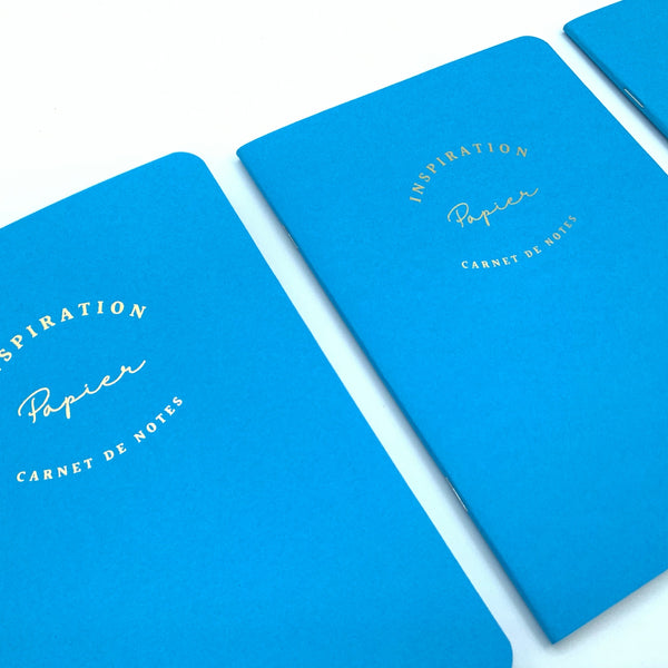 Carnet inspiration bleu